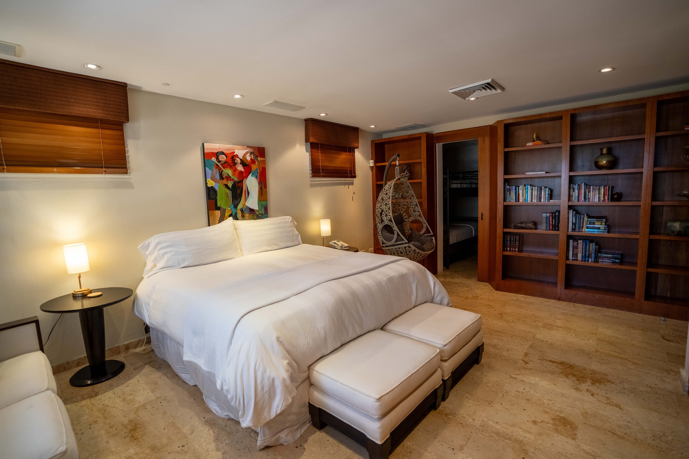 First-floor master bedroom alternate view